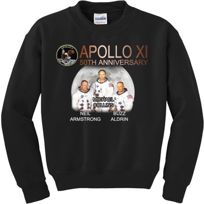 APOLLO 11 Astronauts 50th Anniversary  Kids Sweatshirt