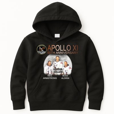 APOLLO 11 Astronauts 50th Anniversary  Kids Hoodie