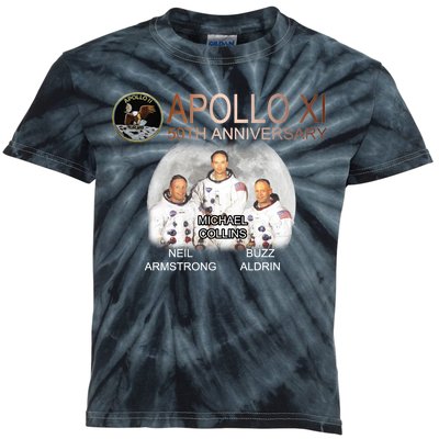 APOLLO 11 Astronauts 50th Anniversary  Kids Tie-Dye T-Shirt