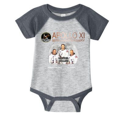 APOLLO 11 Astronauts 50th Anniversary  Infant Baby Jersey Bodysuit