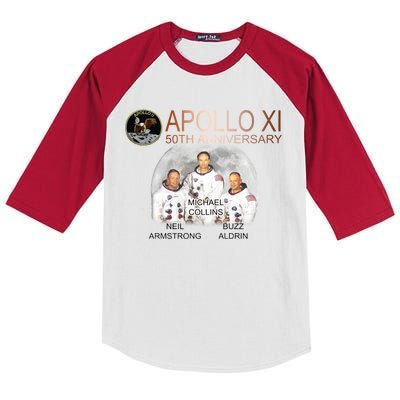 APOLLO 11 Astronauts 50th Anniversary  Kids Colorblock Raglan Jersey