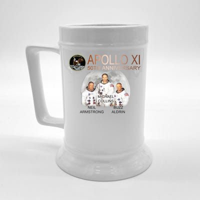 APOLLO 11 Astronauts 50th Anniversary  Beer Stein