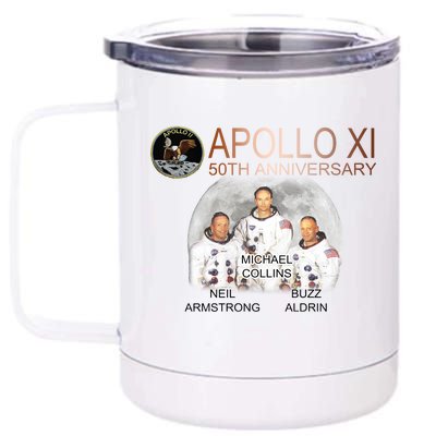 APOLLO 11 Astronauts 50th Anniversary  12 oz Stainless Steel Tumbler Cup