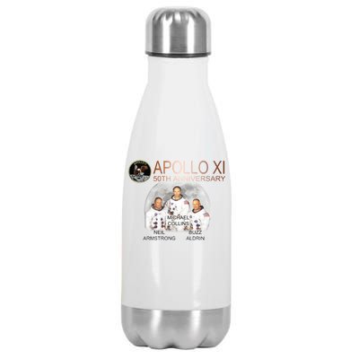 APOLLO 11 Astronauts 50th Anniversary  Stainless Steel Insulated Water Bottle