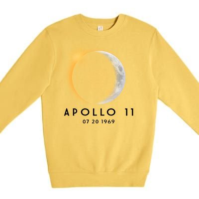 Apollo 11 Eclipse 50th Anniversary  Premium Crewneck Sweatshirt