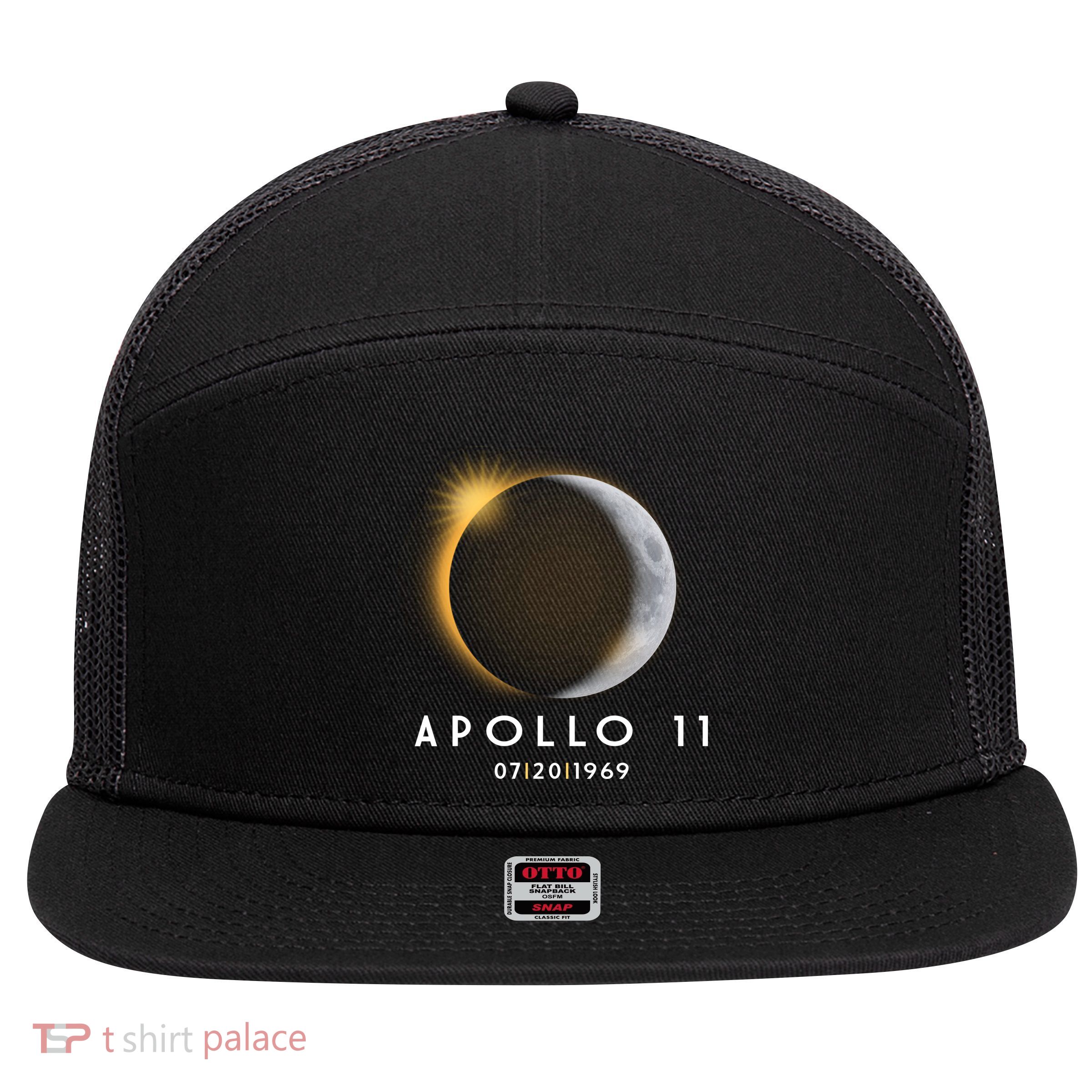 Apollo 11 Eclipse 50th Anniversary  7 Panel Mesh Trucker Snapback Hat