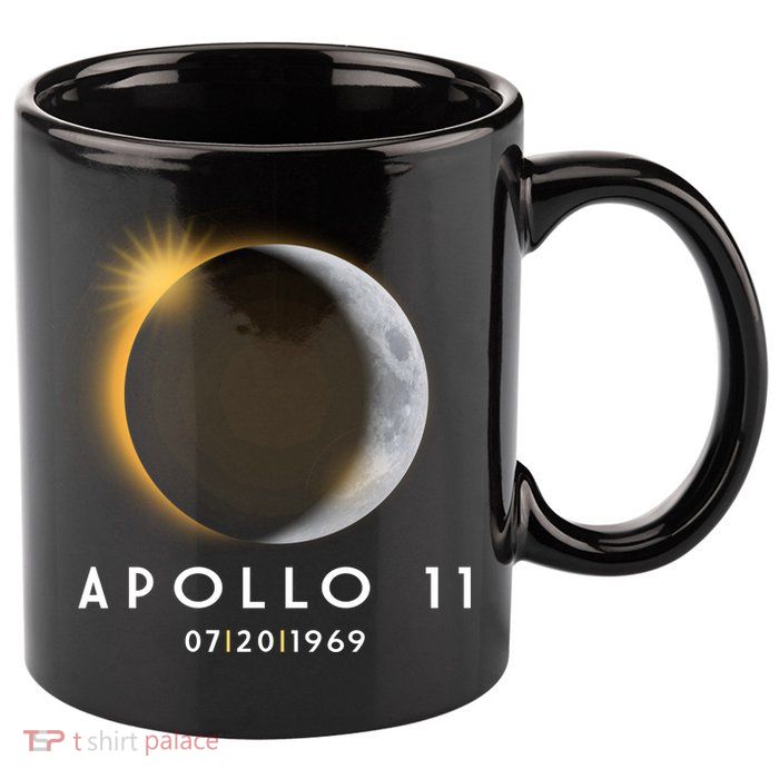 Apollo 11 Eclipse 50th Anniversary  11oz C Handle Ceramic Mug