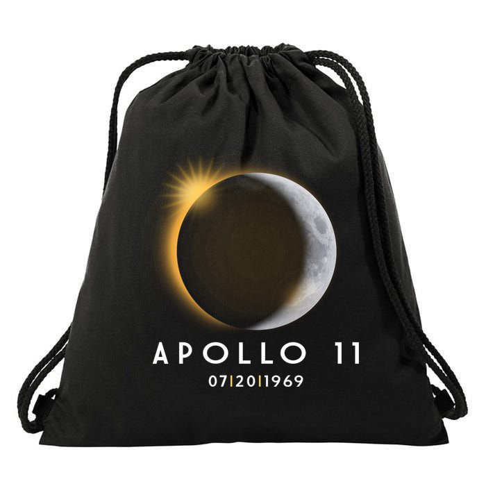 Apollo 11 Eclipse 50th Anniversary  Drawstring Bag