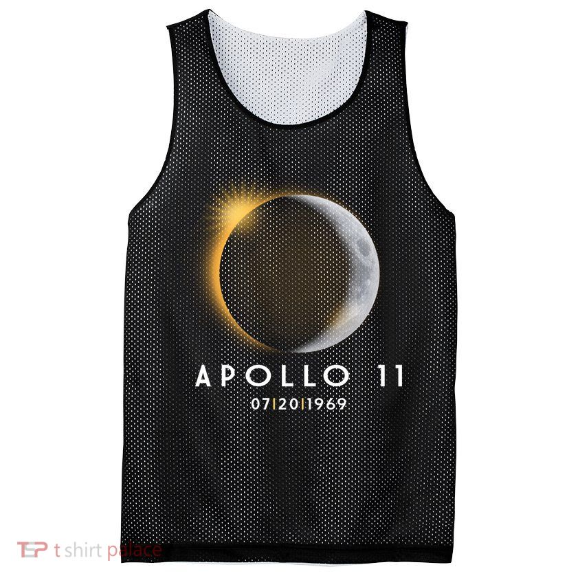 Apollo 11 Eclipse 50th Anniversary  Mesh Reversible Basketball Jersey Tank
