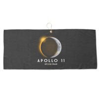 Apollo 11 Eclipse 50th Anniversary  Large Microfiber Waffle Golf Towel