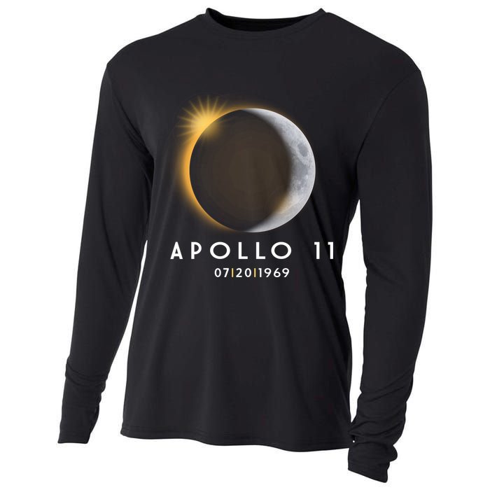 Apollo 11 Eclipse 50th Anniversary  Cooling Performance Long Sleeve Crew