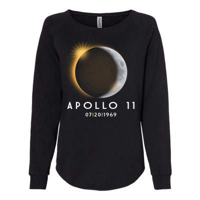 Apollo 11 Eclipse 50th Anniversary  Womens California Wash Sweatshirt