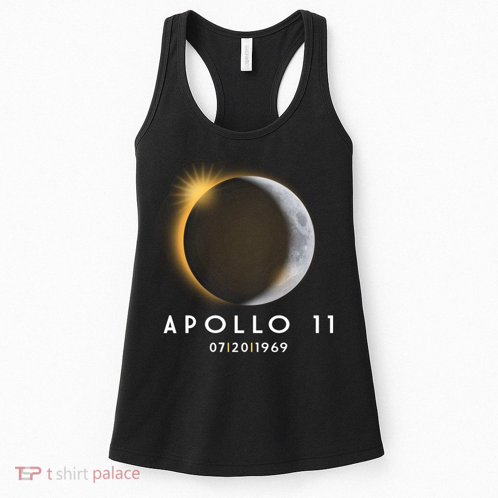 Apollo 11 Eclipse 50th Anniversary  Womens Tank Top