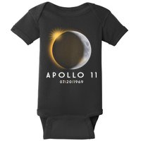 Apollo 11 Eclipse 50th Anniversary  Baby Bodysuit