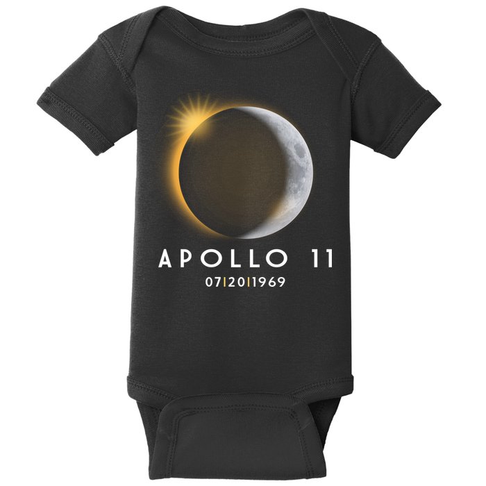 Apollo 11 Eclipse 50th Anniversary  Baby Bodysuit