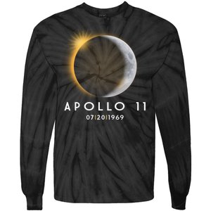 Apollo 11 Eclipse 50th Anniversary  Tie-Dye Long Sleeve Shirt