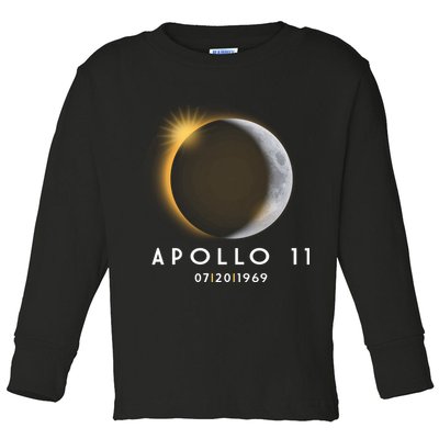 Apollo 11 Eclipse 50th Anniversary  Toddler Long Sleeve Shirt