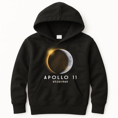 Apollo 11 Eclipse 50th Anniversary  Kids Hoodie