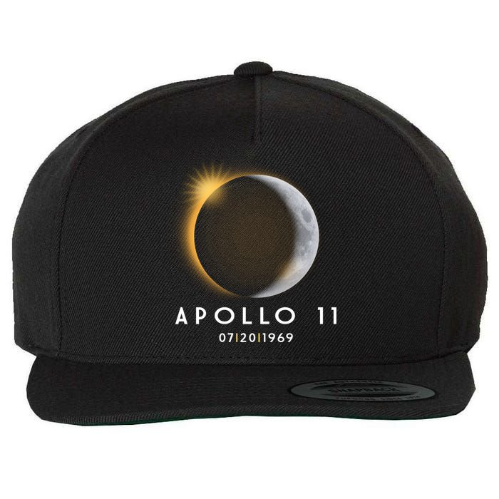 Apollo 11 Eclipse 50th Anniversary  Wool Snapback Cap