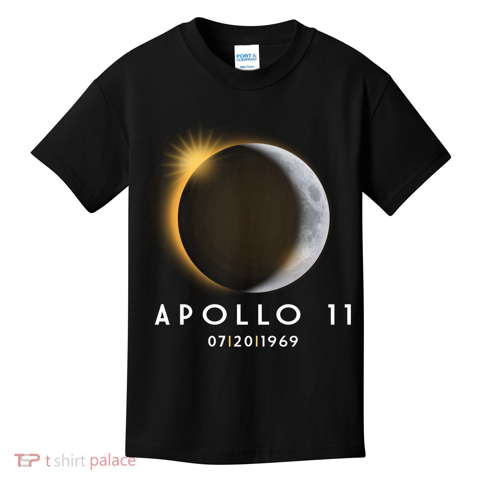 Apollo 11 Eclipse 50th Anniversary  Kids T-Shirt