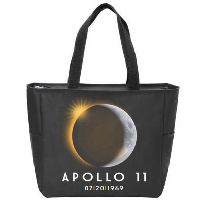 Apollo 11 Eclipse 50th Anniversary  Zip Tote Bag