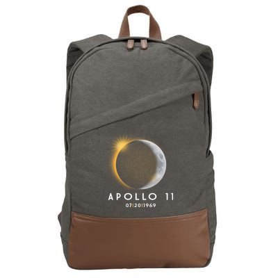 Apollo 11 Eclipse 50th Anniversary  Cotton Canvas Backpack