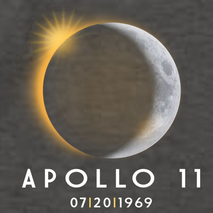 Apollo 11 Eclipse 50th Anniversary  Vector Backpack