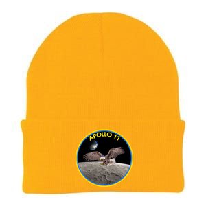 Apollo 11 Emblem Moon Landing Bald Eagle Knit Cap Winter Beanie