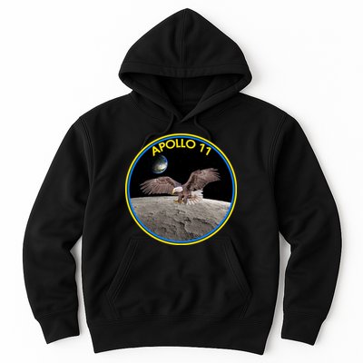 Apollo 11 Emblem Moon Landing Bald Eagle Hoodie