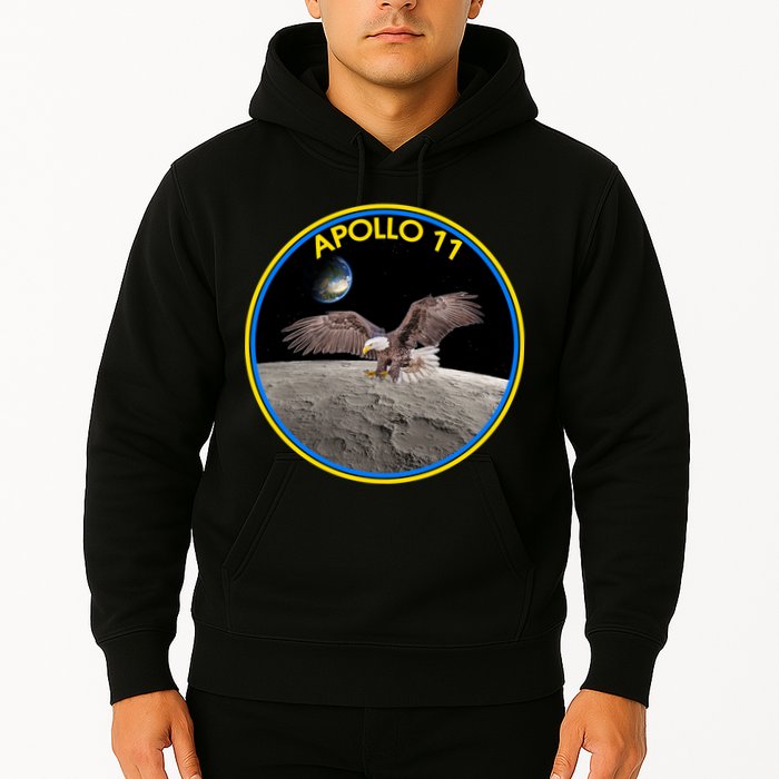 Apollo 11 Emblem Moon Landing Bald Eagle Hoodie