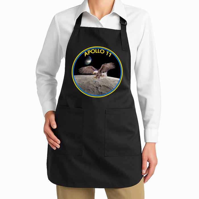 Apollo 11 Emblem Moon Landing Bald Eagle Apron