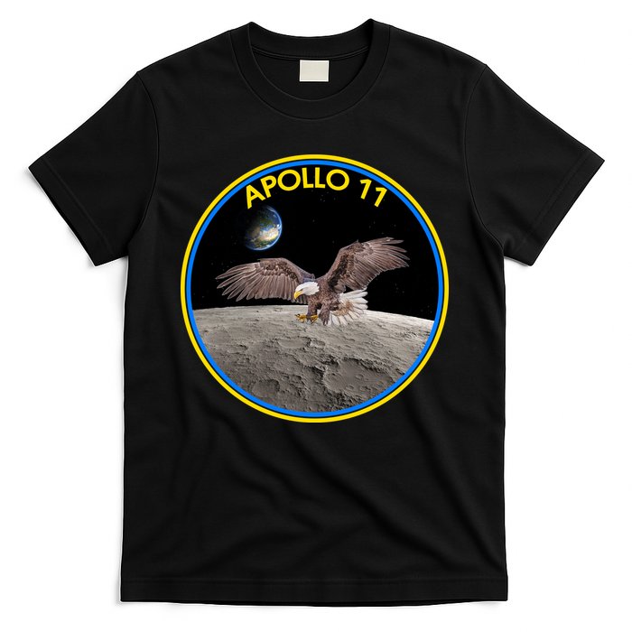 Apollo 11 Emblem Moon Landing Bald Eagle T-Shirt