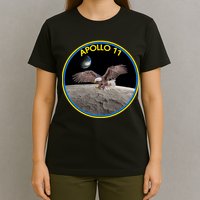 Apollo 11 Emblem Moon Landing Bald Eagle T-Shirt
