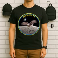 Apollo 11 Emblem Moon Landing Bald Eagle T-Shirt