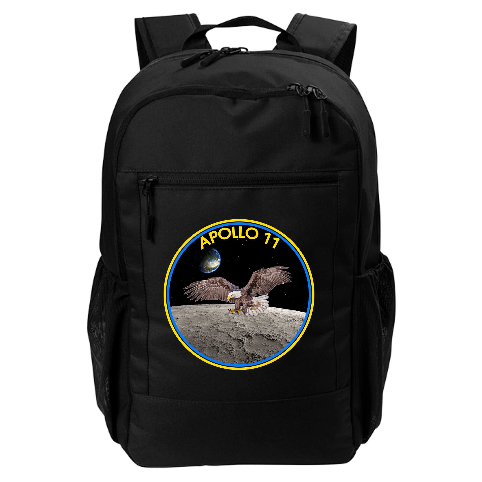 Apollo 11 Emblem Moon Landing Bald Eagle Backpack