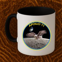 Apollo 11 Emblem Moon Landing Bald Eagle Mug