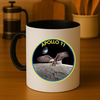 Apollo 11 Emblem Moon Landing Bald Eagle Mug