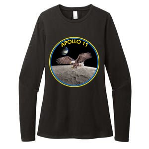 Apollo 11 Emblem Moon Landing Bald Eagle Womens CVC Long Sleeve Shirt