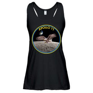 Apollo 11 Emblem Moon Landing Bald Eagle Ladies Essential Flowy Tank