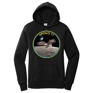 Apollo 11 Emblem Moon Landing Bald Eagle Women's Pullover Hoodie