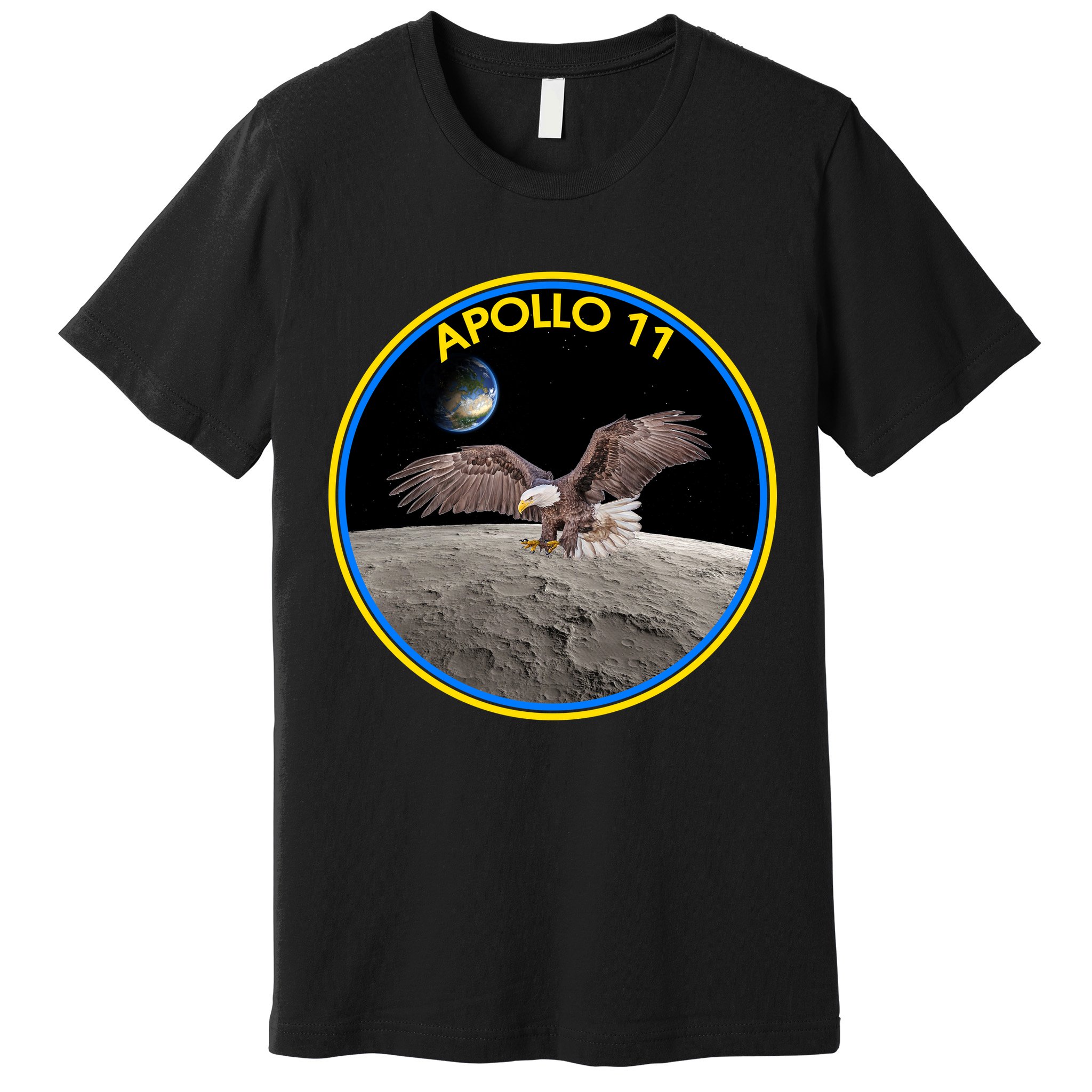 Apollo 11 Emblem Moon Landing Bald Eagle Premium T-Shirt