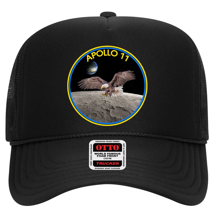 Apollo 11 Emblem Moon Landing Bald Eagle Trucker Hat