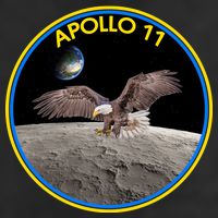 Apollo 11 Emblem Moon Landing Bald Eagle Trucker Hat