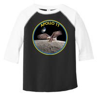 Apollo 11 Emblem Moon Landing Bald Eagle Toddler Fine Jersey T-Shirt