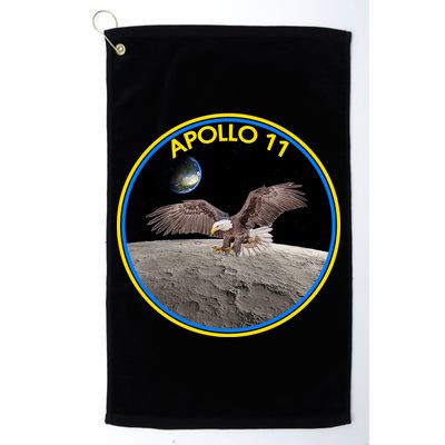 Apollo 11 Emblem Moon Landing Bald Eagle Golf Towel