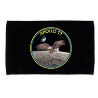 Apollo 11 Emblem Moon Landing Bald Eagle Microfiber Hand Towel