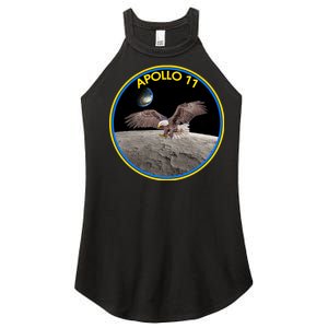 Apollo 11 Emblem Moon Landing Bald Eagle Women's Perfect Tri Rocker Tank