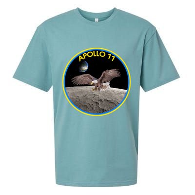 Apollo 11 Emblem Moon Landing Bald Eagle Sueded Cloud Jersey T-Shirt