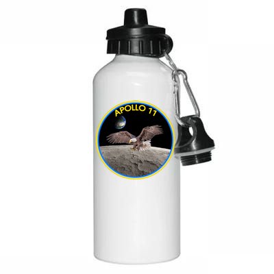 Apollo 11 Emblem Moon Landing Bald Eagle Aluminum Water Bottle 