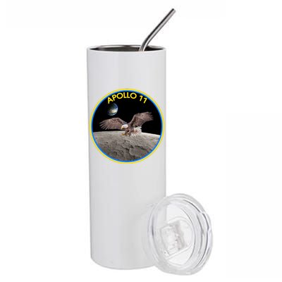 Apollo 11 Emblem Moon Landing Bald Eagle Stainless Steel Tumbler